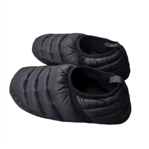 Antiskid 10% Duck Down Filled Outdoor Shoes Boots Windproof Nylon Fabric Camping Sleeping Unisex Feet Cover warm Slippers Image