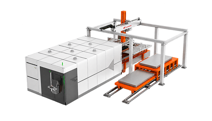 Medium and thick plate automatic loading and unloading system